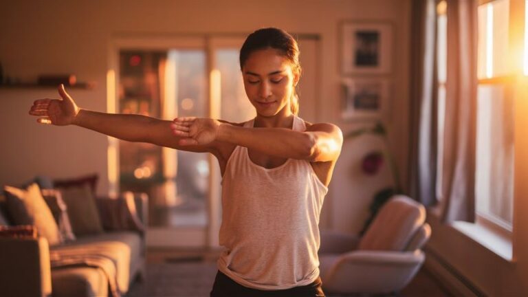 récupération active exercices bras