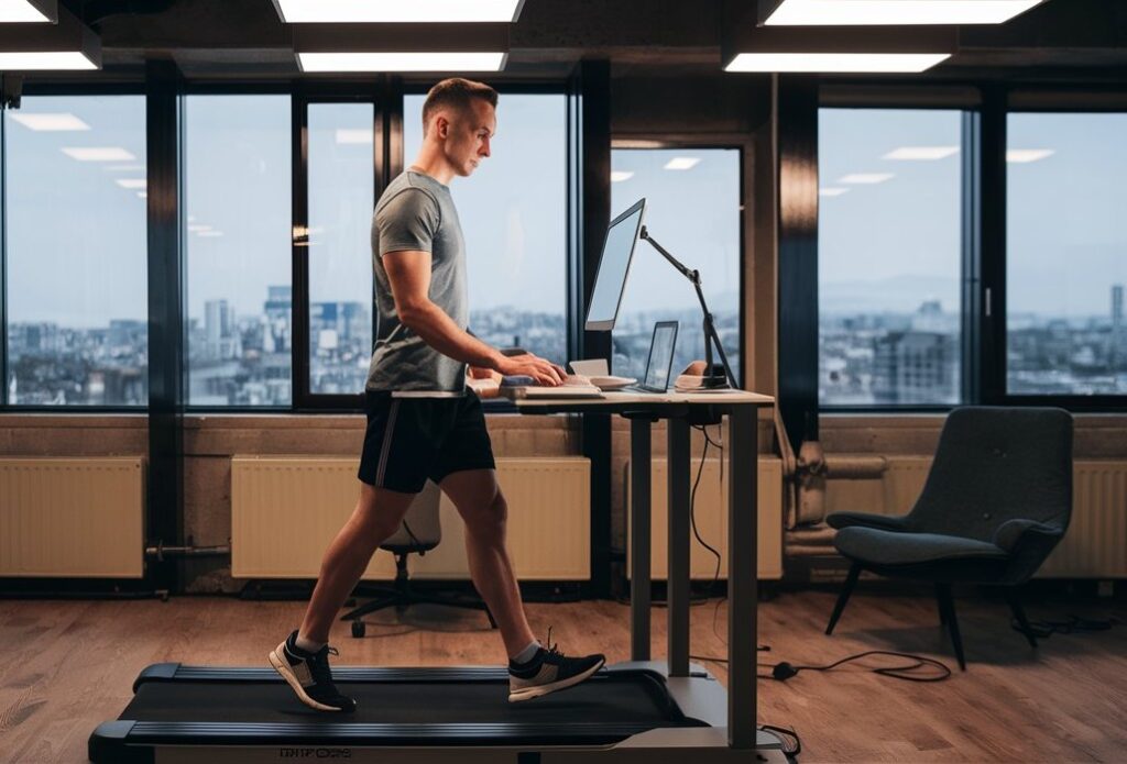 récupération active marche sur tapis