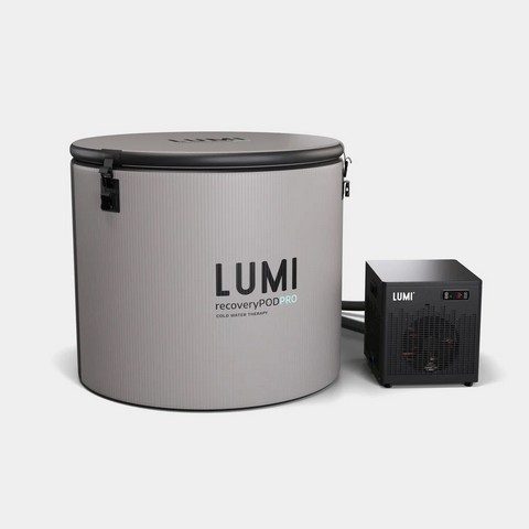 bains glacés lumi recovery pod pro + cube chiller