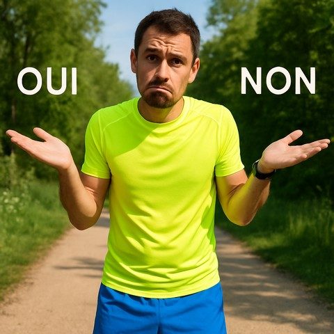 courir avec courbatures